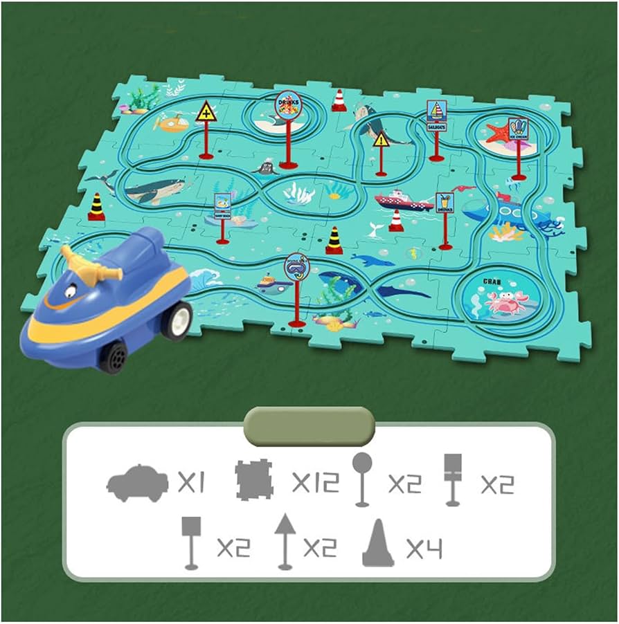 PuzzleRacer - Pista Puzzle Armable
