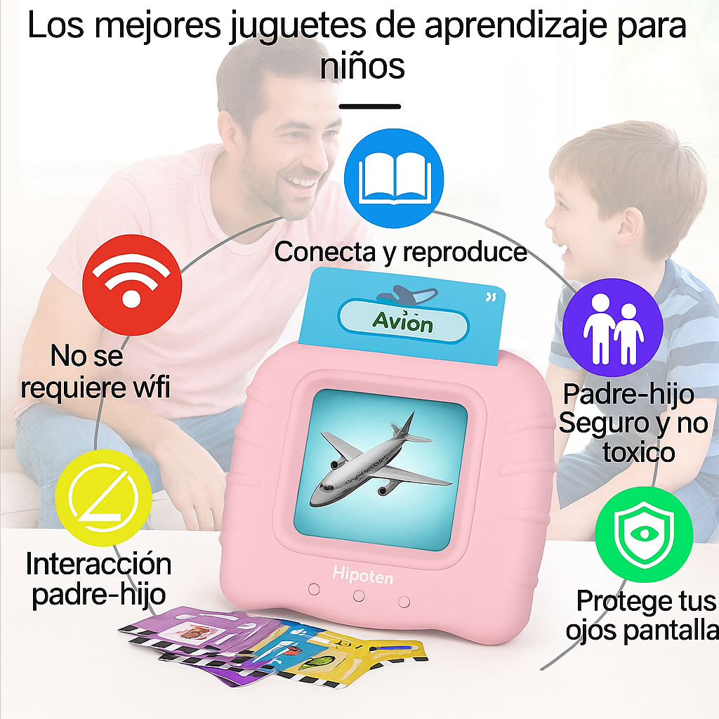Tarjetero Parlante de Ingles-Español