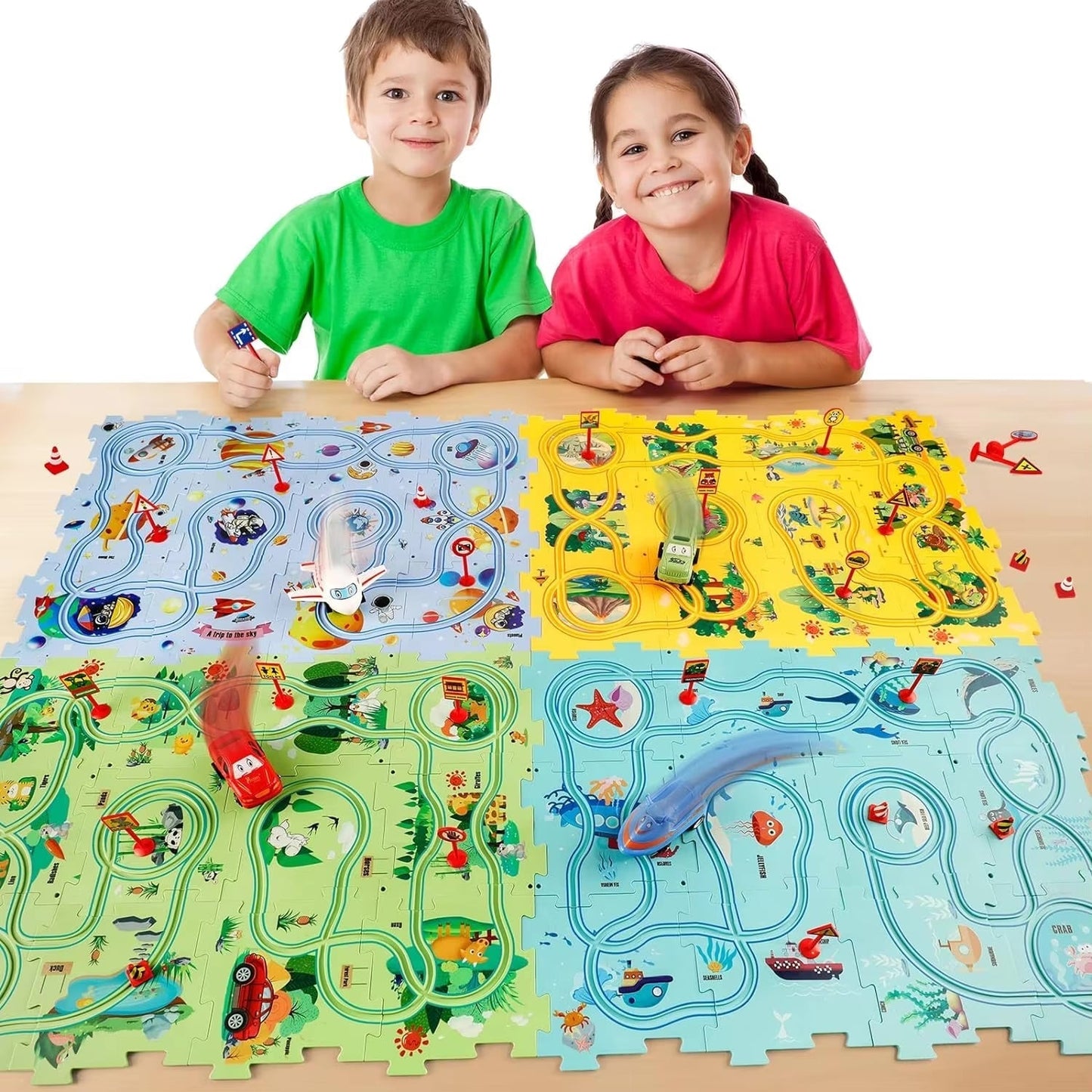 PuzzleRacer - Pista Puzzle Armable