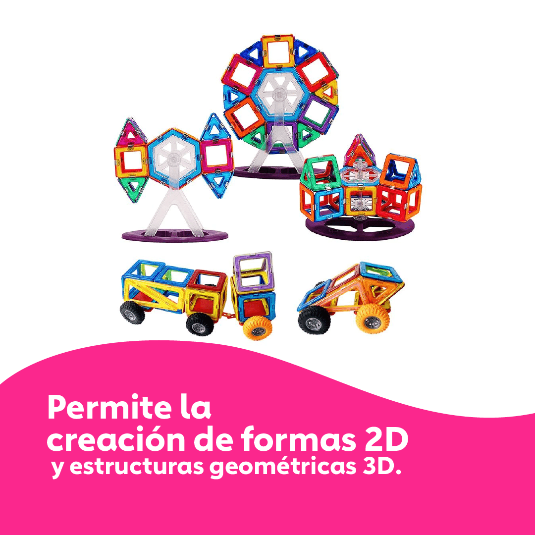 CONSTRUCTOR DE BLOQUES MAGNÉTICOS 38 PIEZAS - MONTESSORI®