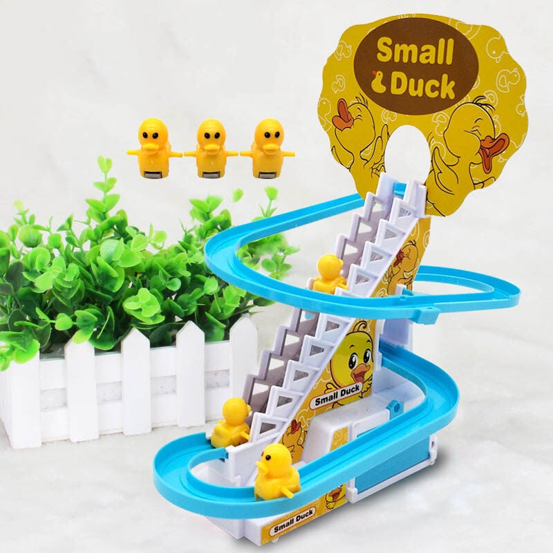 Patitos Pista de Carreras Escaleras Deslizante