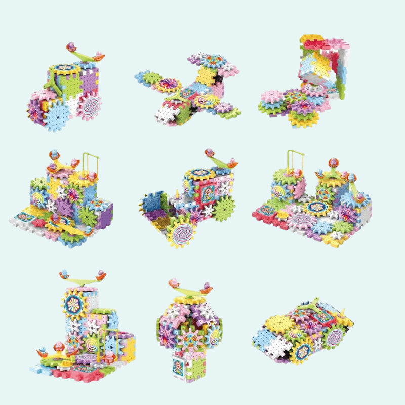 Juego de bloques 203 piezas