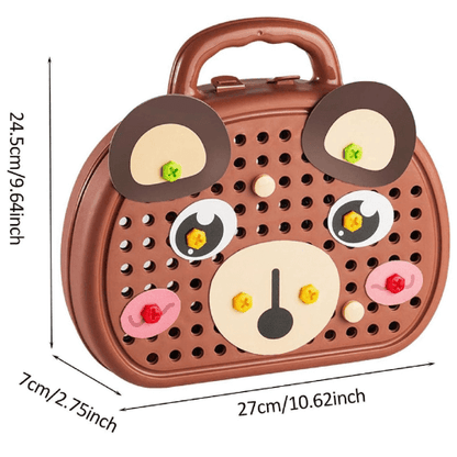 KIT DE CONSTRUCCIÓN CREATIVO - 258 Piezas