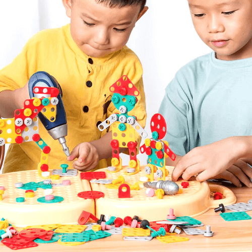 KIT DE CONSTRUCCIÓN CREATIVO - 258 Piezas