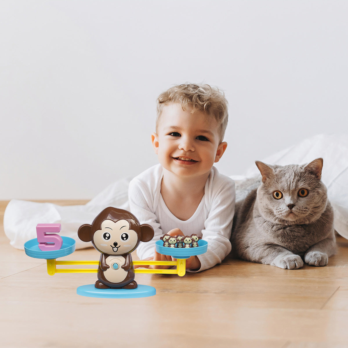 Monkey Math - Balanza Didáctica Montessori