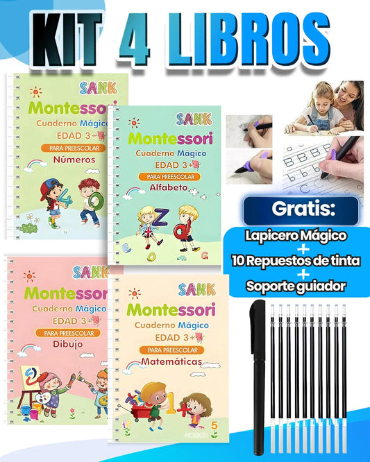🔥2 KIT (8 LIBROS CON TINTA MÁGICA 📚🔥)