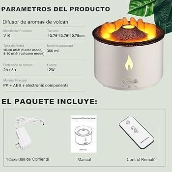 Humidificador Aromatizador VolcanicBreeze